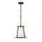 Z-Lite Lenyx Pendant 1 Light Mini Pendant, Iron Ore & White 1935MP-IO - alternate 5